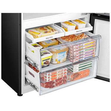 Factory second/Carton damaged Hisense 500L Bottom Mount Fridge – Black (HRBM500TBW)